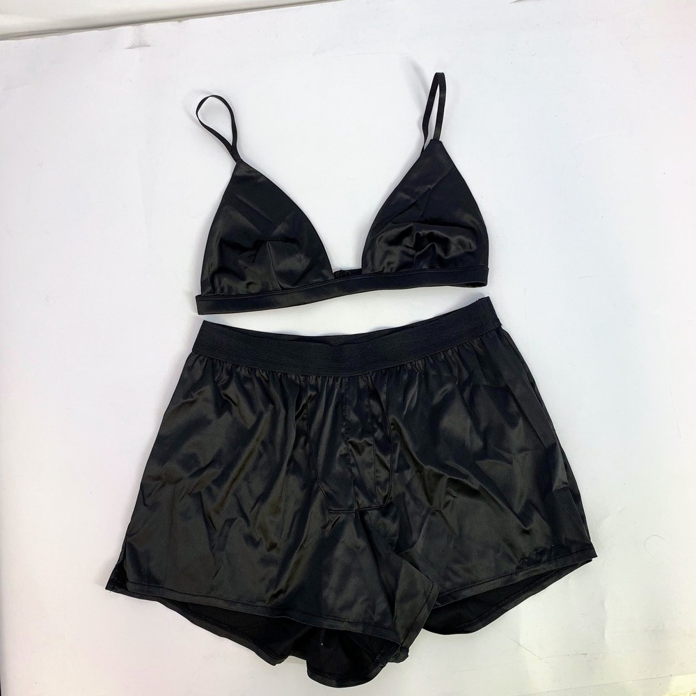 Roma Confidential Women's Bralette & Boxer Sleepwear Lingerie Set Size S NWT‎